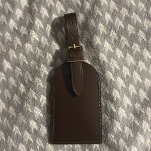 Louis Vuitton Brown Luggage Tag